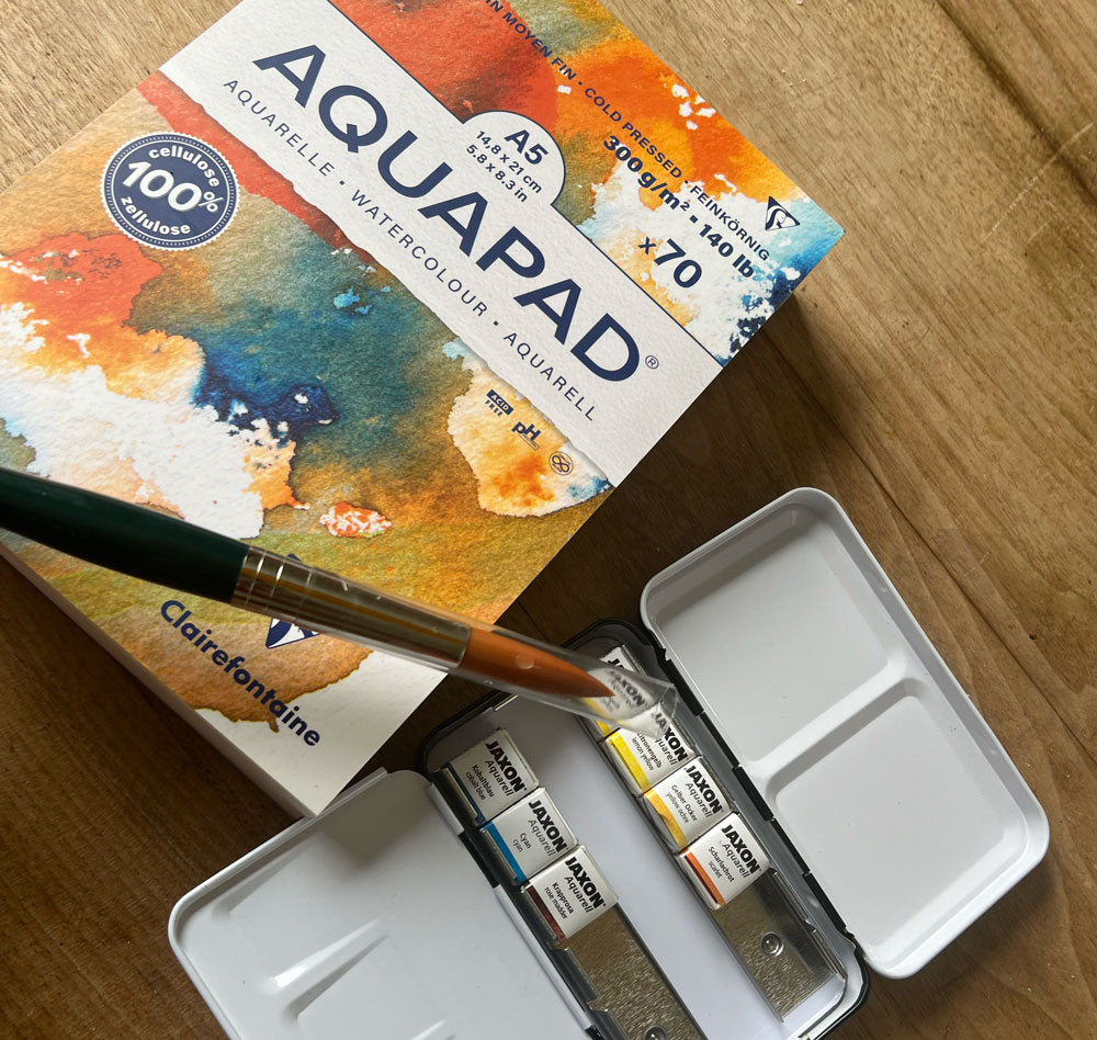 Ihre Aquarell-Grundausstattung